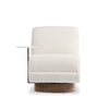 Bronwyn Swivel Chair + Side Table - Knoll Natural