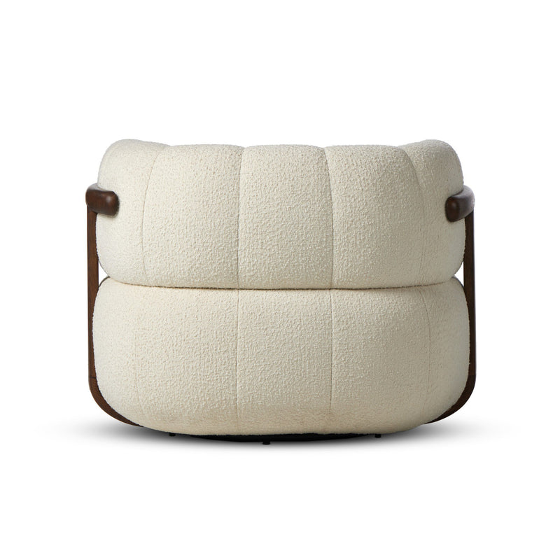 Doss Swivel Chair - Altro Snow