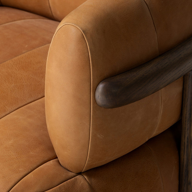 Doss Swivel Chair - Palermo Cognac