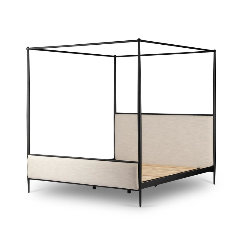 Xander Canopy Bed - Savoy Parchment