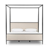 Xander Canopy Bed - Savoy Parchment