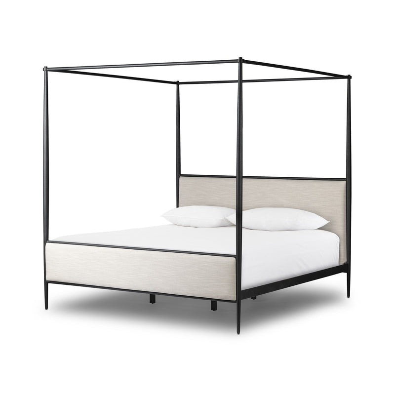 Xander Canopy Bed - Savoy Parchment