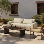 Ostend Outdoor Slipcover Sofa-96" - Bombay Flax