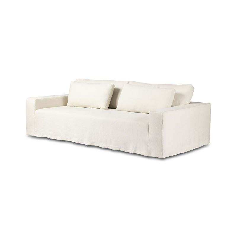 Ostend Outdoor Slipcover Sofa-96" - Bombay Flax