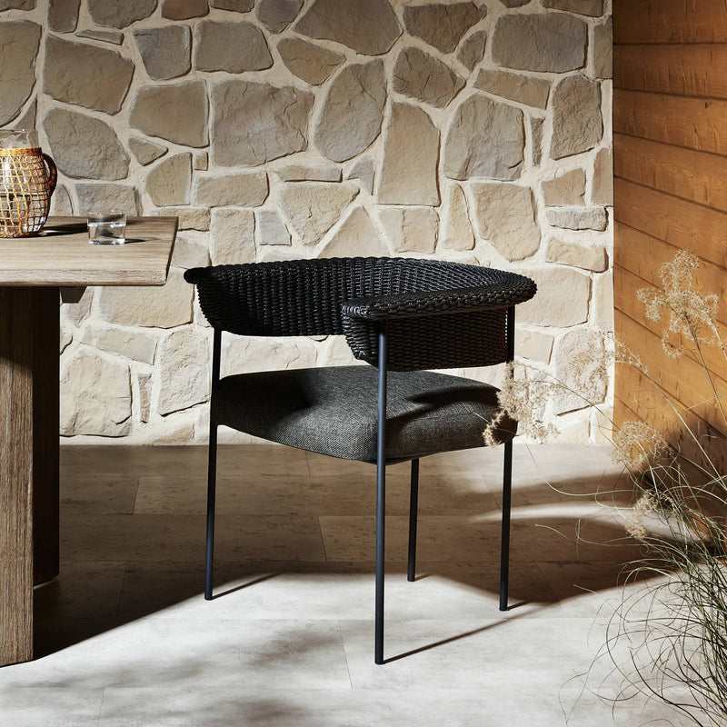 Carrie Outdoor Dining Chair - Ellor Black