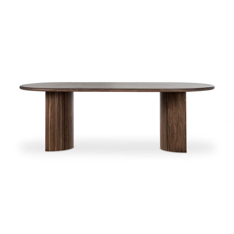 Paden Outdoor Dining Table-94" - Stained Toasted Brown-FSC