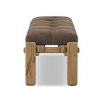 Marcia Accent Bench - Nubuck Cigar