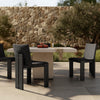 Roxy Outdoor Dining Chair - Faux Black Hyacinth