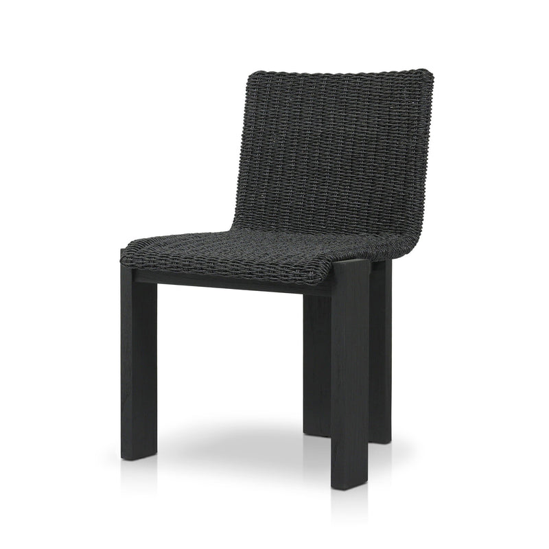 Roxy Outdoor Dining Chair - Faux Black Hyacinth