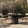 Basil Outdoor Dining Table 60" - Aged Grey