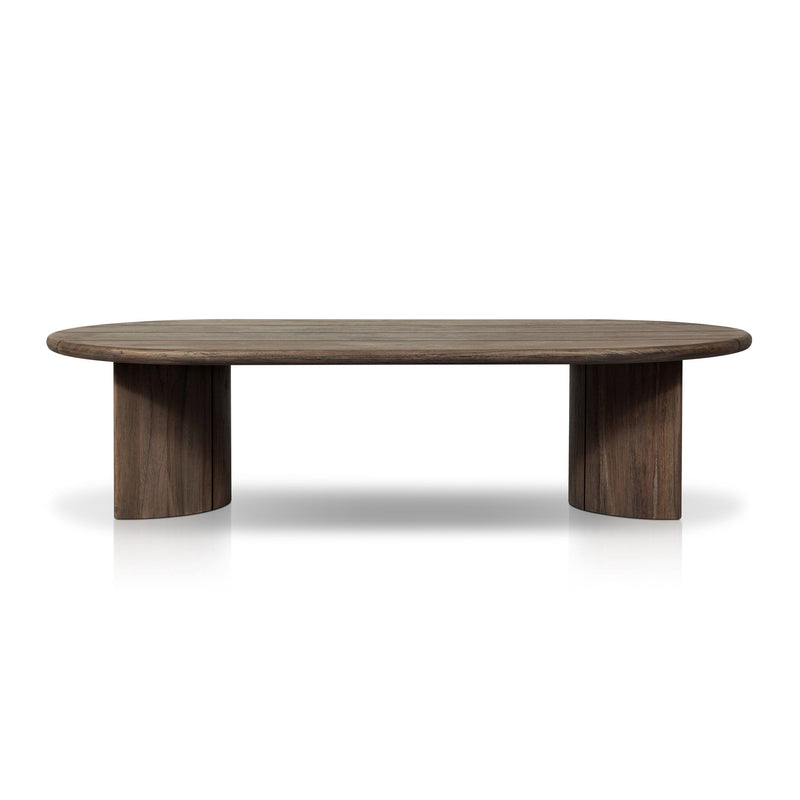 Paden Outdoor Coffee Table - Stained Toasted Brown-FSC