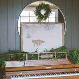 Fox In Winter Framed Art