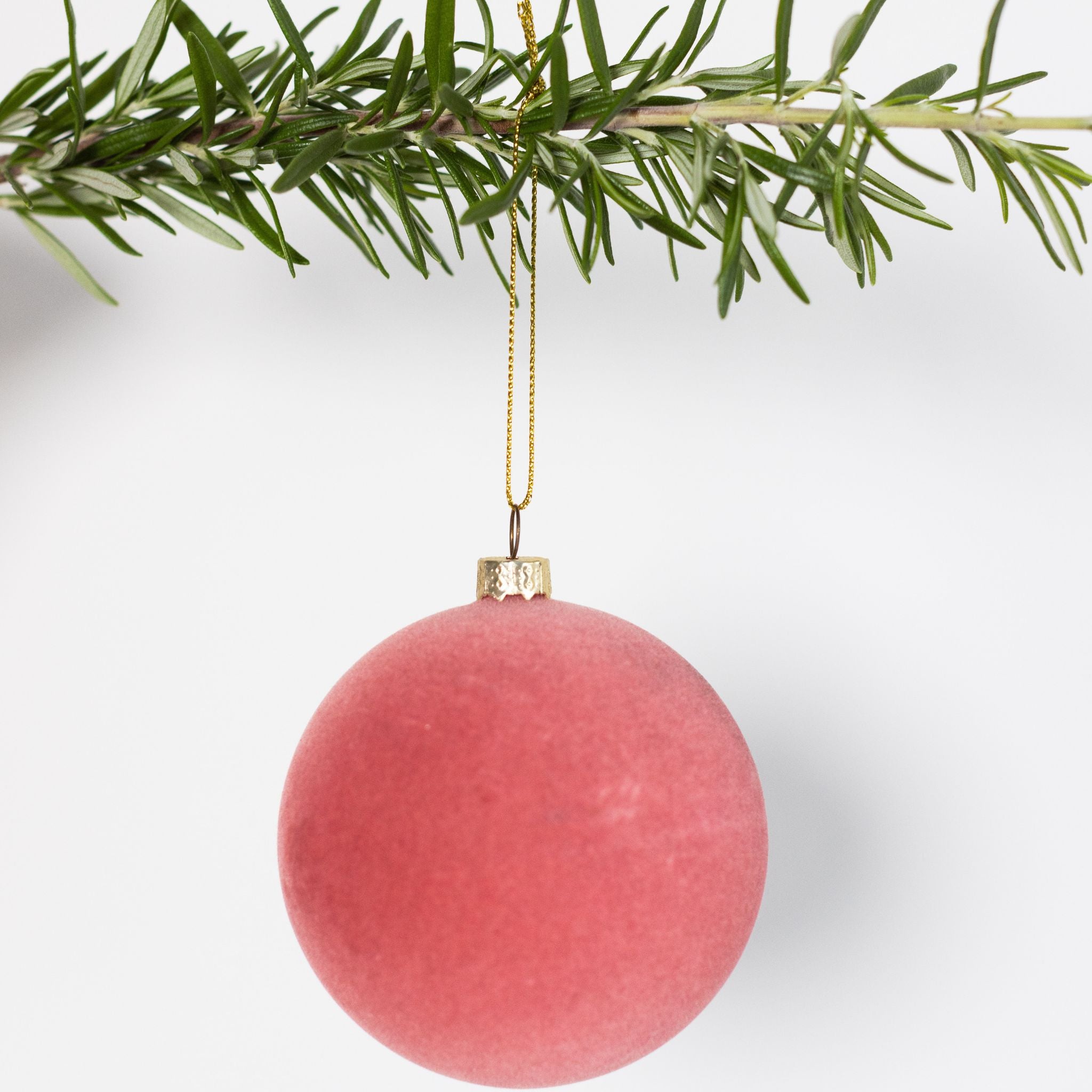 Crushed Rose Velvet Ball