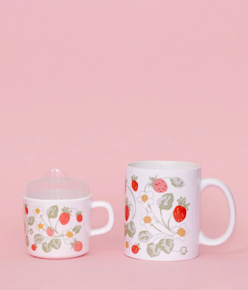 Strawberry Mama & Me Cup Set