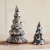 Brown Stoneware Tree with Reactive Glaze