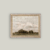 Tree and Cloud Landscape Art Work