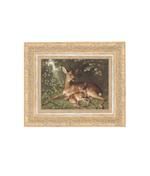 A Doe with Fawn Framed Artwork