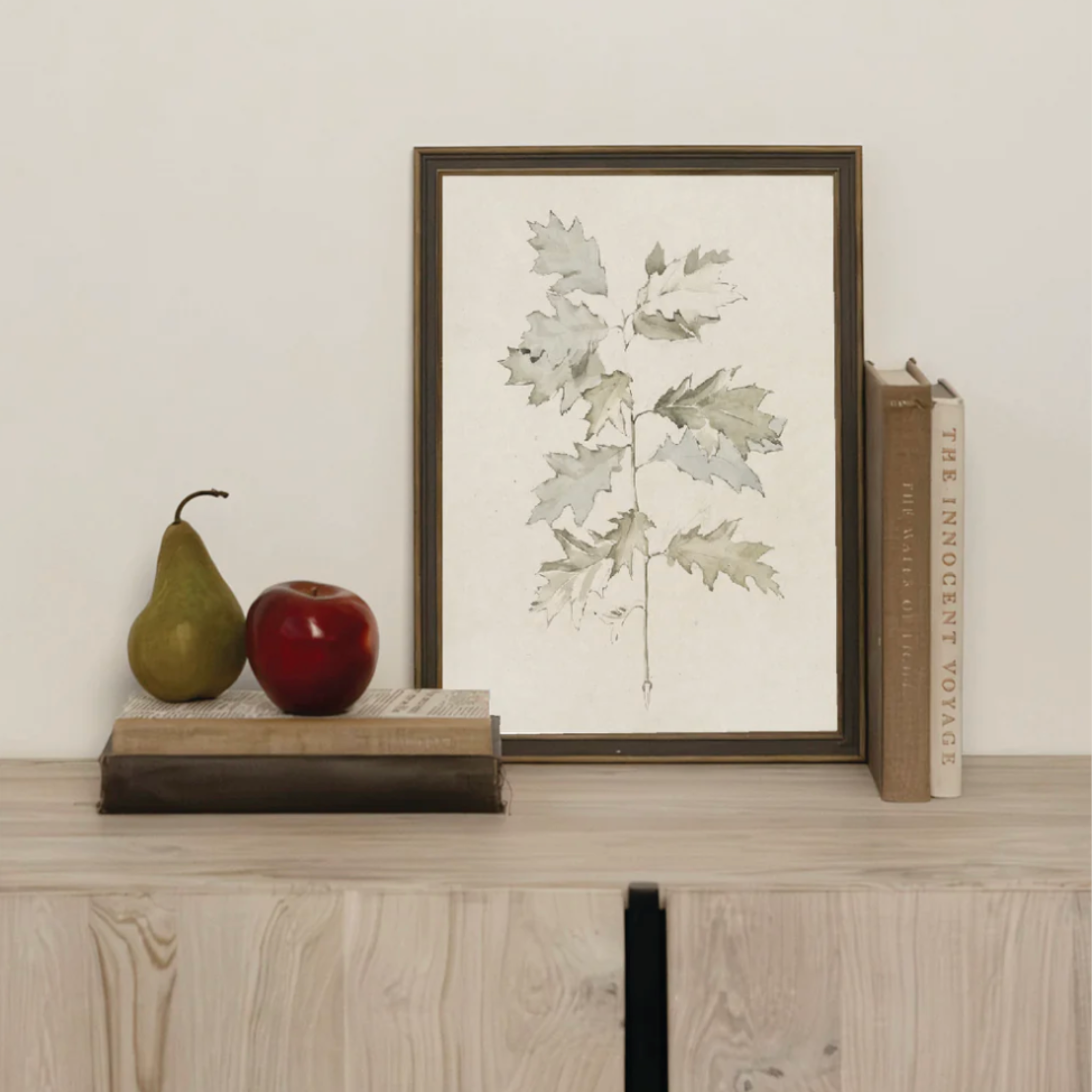 Oak Leaves Framed Art