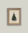 Happy New Year Tree Framed Art