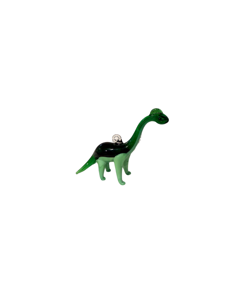 Handmade Glass Dinosaur Ornament