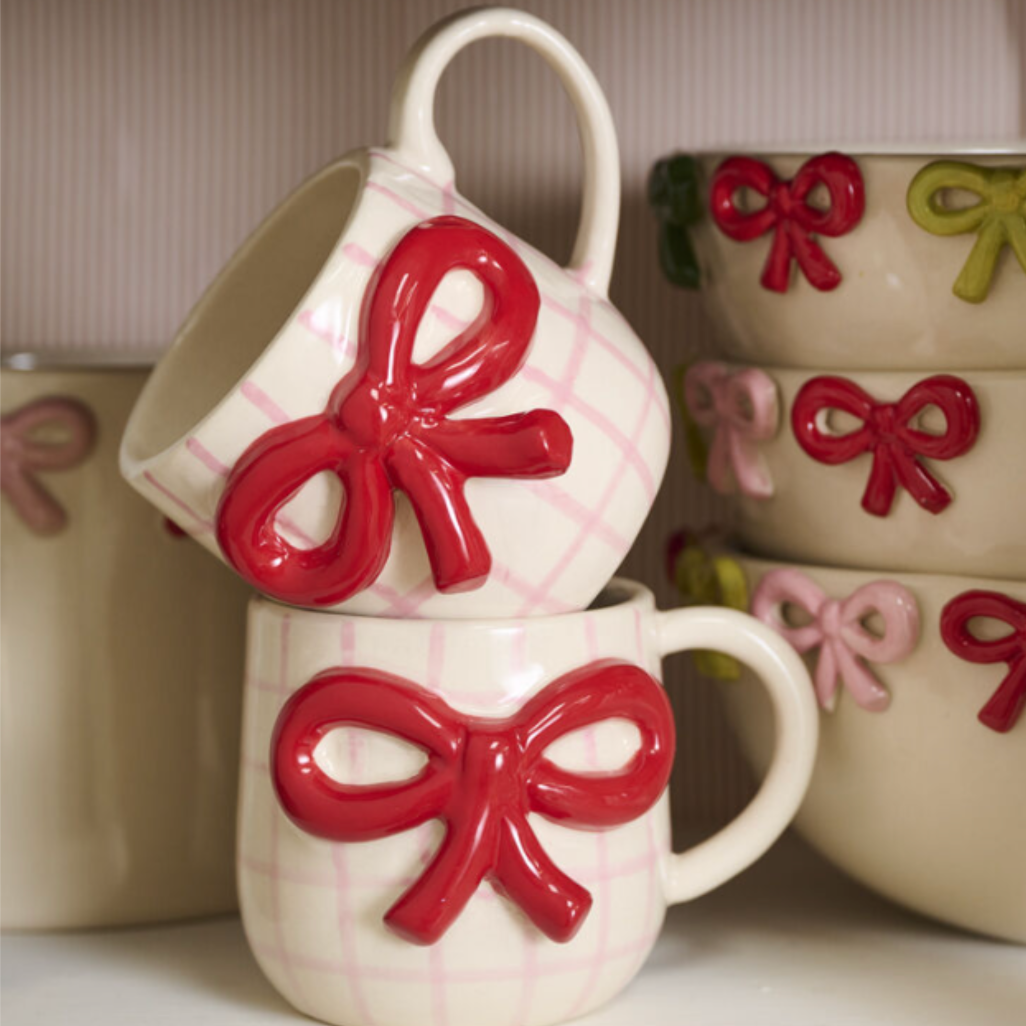 Red Bow Mug