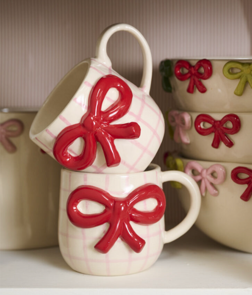 Red Bow Mug