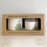Christmas Tree Two of a Kind Cup Set