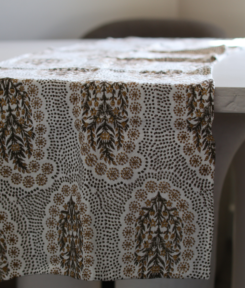 Linen Fabric Table Runner - 16" x 79"