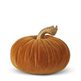 3 Inch Orange Velvet Pumpkin