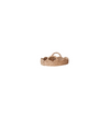Decorative Braided Bankuan & Rattan Scalloped Tray with Handles