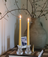 10" Beeswax Taper Candles
