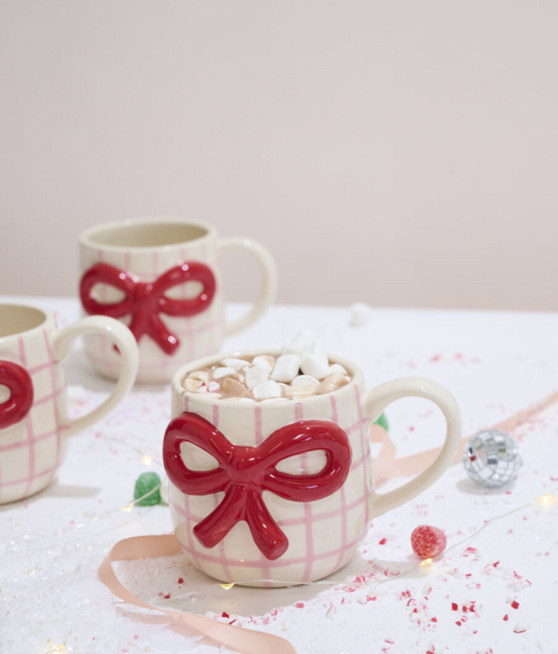 Red Bow Mug