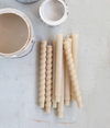 Twisted Taper Candle, Unscented