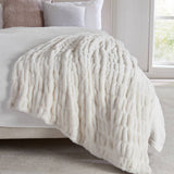 Luxury Heavyweight Ruched Throw Blankets 50" x 60"
