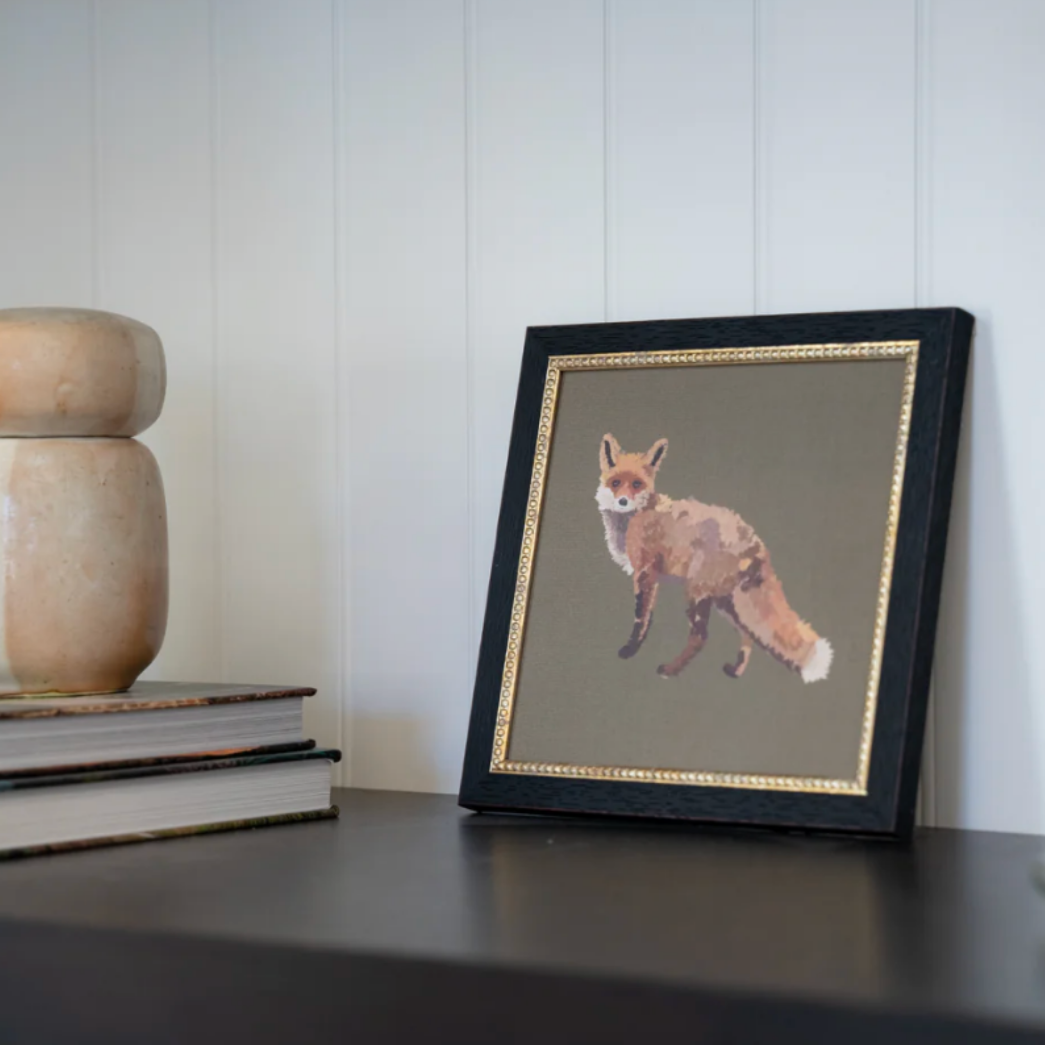 Fox Closeup Framed Art