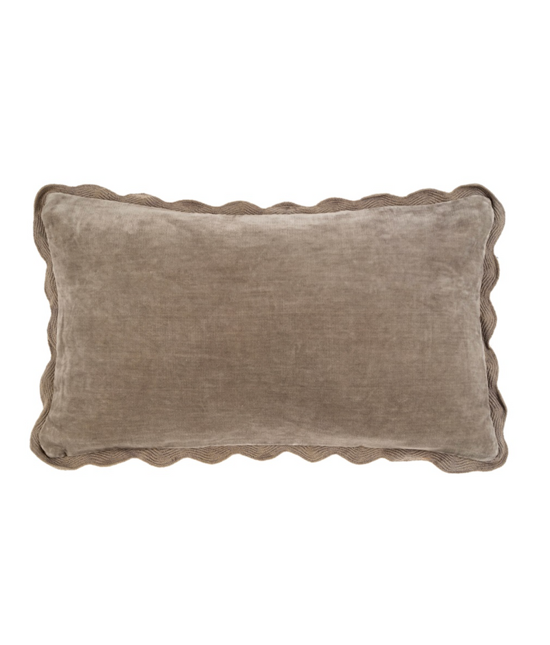 Velvet Scallop Pillow
