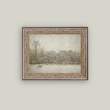 Winter Fawn Framed Art