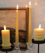 10" Beeswax Taper Candles
