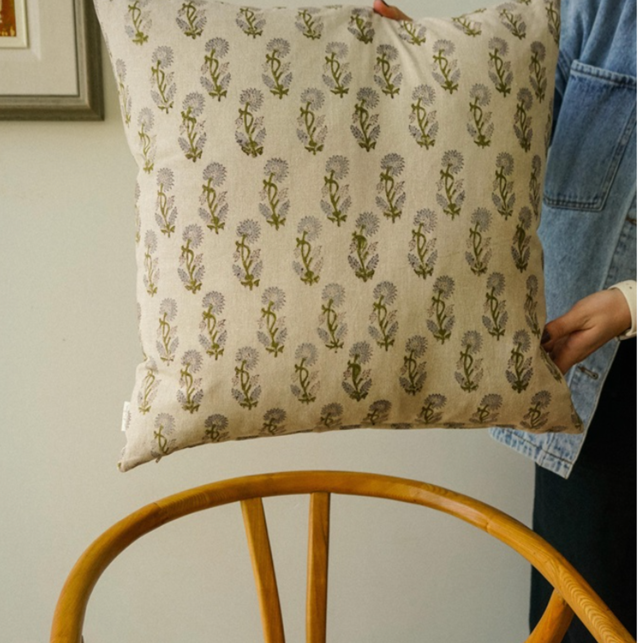 Neha Block Print 20x20 Pillow