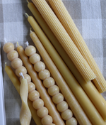 10" Beeswax Taper Candles