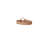 Decorative Braided Bankuan & Rattan Scalloped Tray with Handles