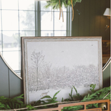 Winter Fawn Framed Art