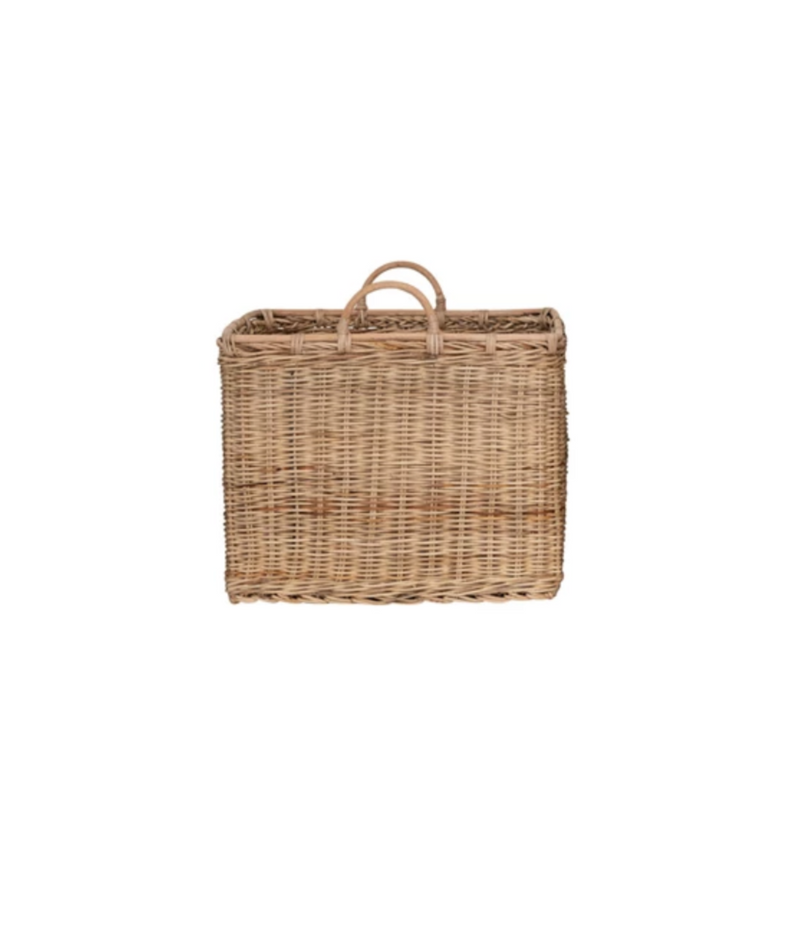 Rattan Basket with Handles