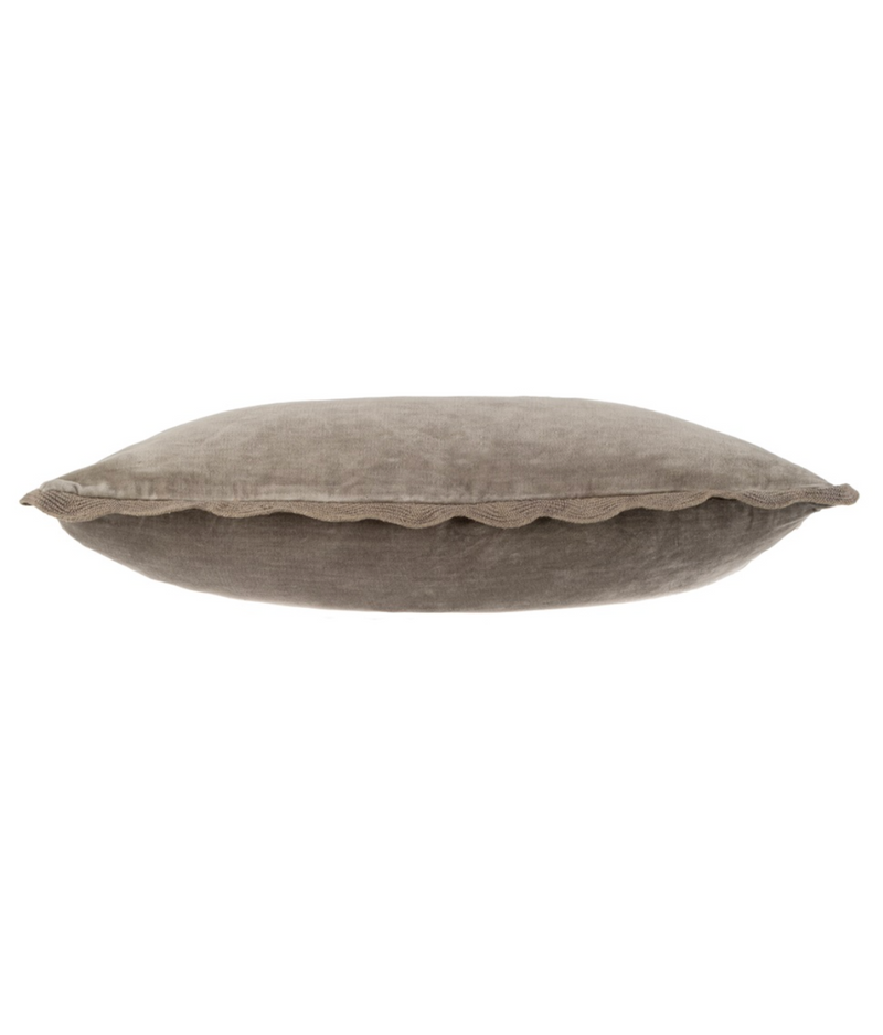 Velvet Scallop Pillow