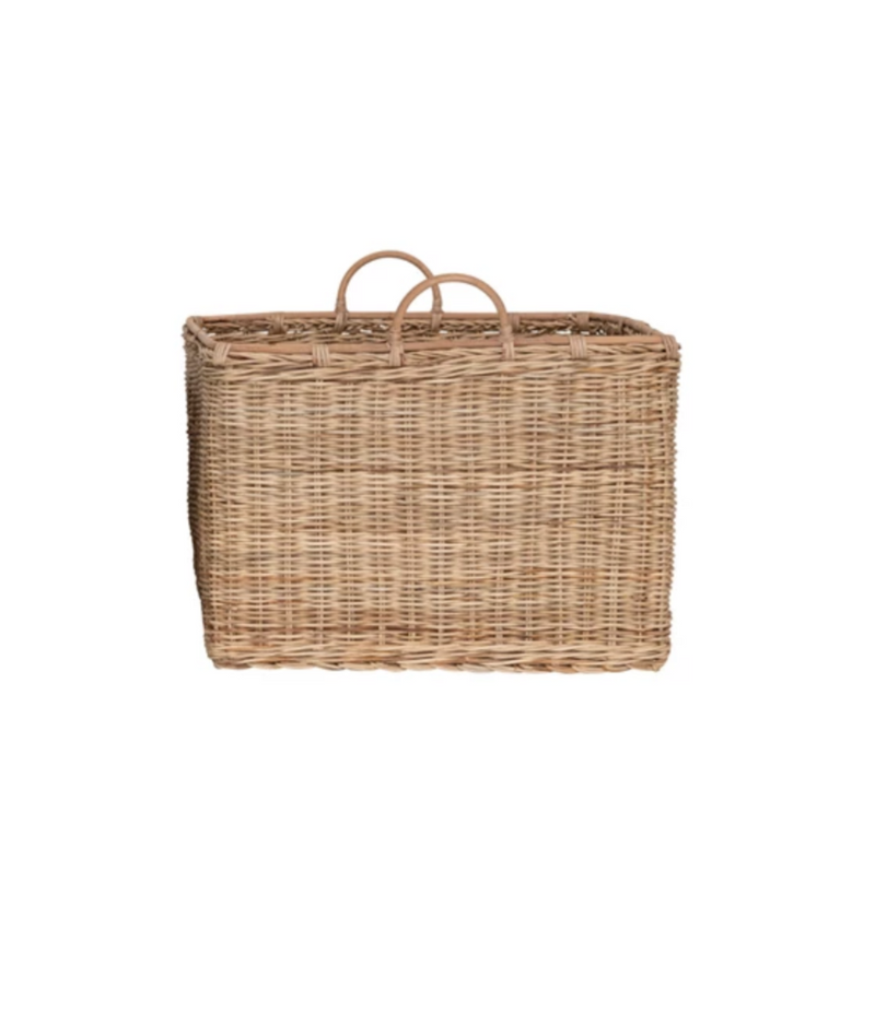 Rattan Basket with Handles