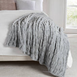 Luxury Heavyweight Ruched Throw Blankets 50" x 60"