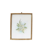 Pewter & Glass Photo Frames with Art (6 Styles)