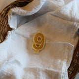 Beeswax Number Candles
