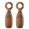 Set of 2, Acacia Wood Salt and Pepper Mills