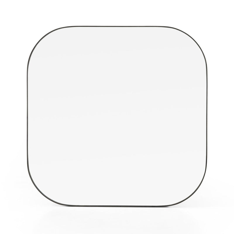 Bellvue Square Mirror - Rustic Black